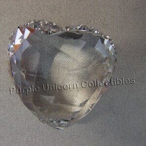 Swarovski Crystal Love Heart - Clear, Medium 1173147